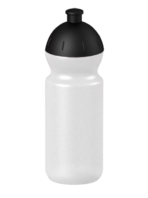 Fitness-Trinkflasche Classic Flaschenfarbe: Transparent Volumen: 500 ml Verschlussfarbe: Schwarz Druck: ohne Druck