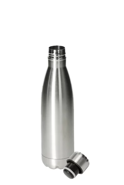 Thermo Edelstahl-Trinkflasche Activo Volumen: 500 ml Flaschenfarbe: Silber Druck: ohne Druck