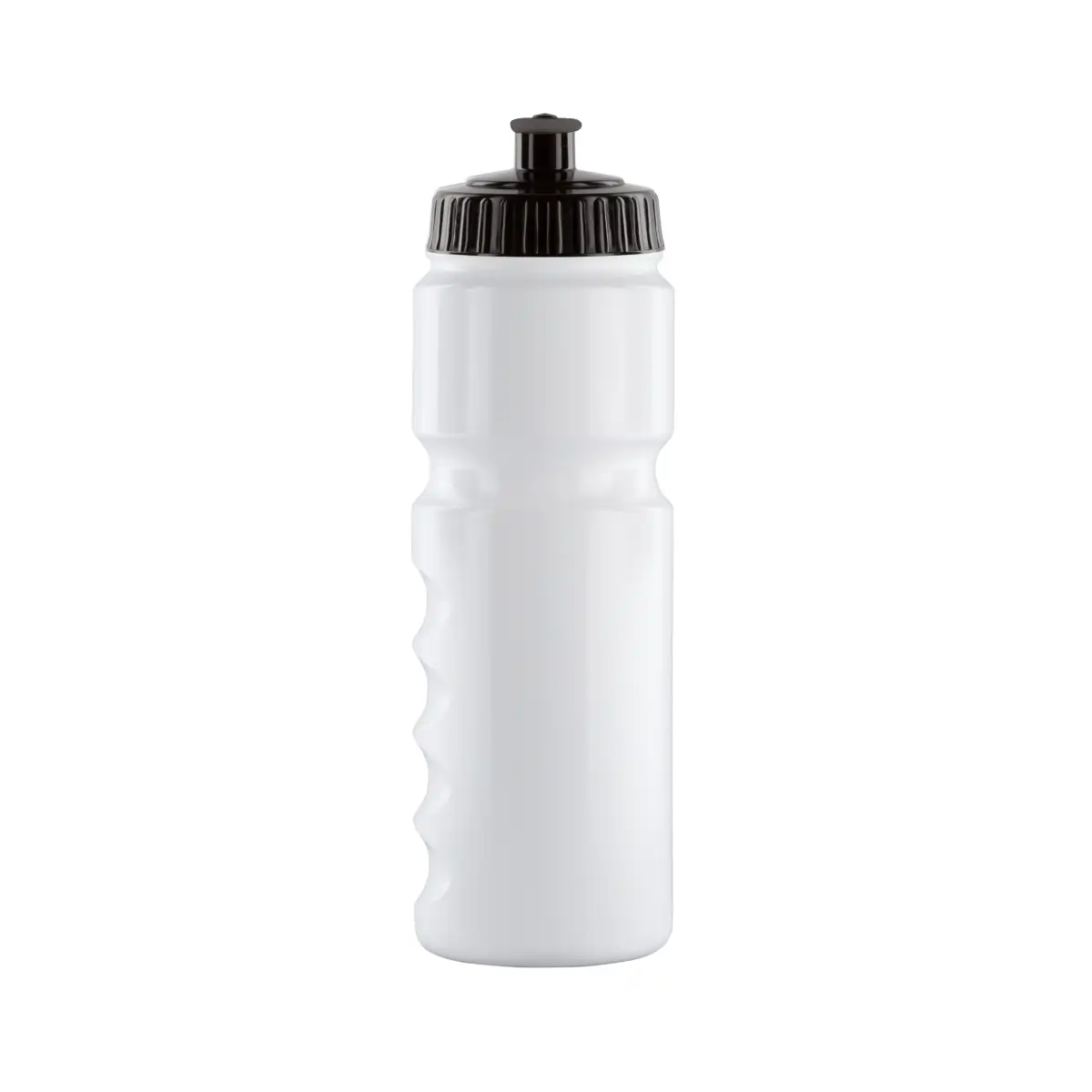 Gripper Sporttrinkflasche 750 ml in Weiß – bedruckbar mit Logo für Vereine und Unternehmen