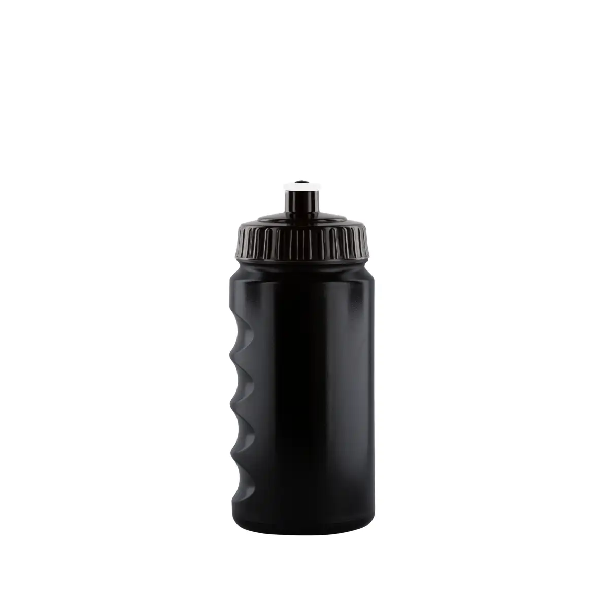 Sport-Trinkflasche Gripper Bio Flaschenfarbe: Schwarz Volumen: 500 ml Verschlussfarbe: Schwarz-Weiss Druck: ohne Druck