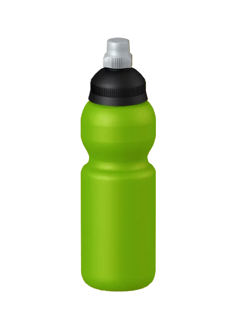 Freizeit-Trinkflasche Premium Flaschenfarbe: Lime Volumen: 330 ml Verschlussfarbe: Schwarz-Silber Druck: ohne Druck