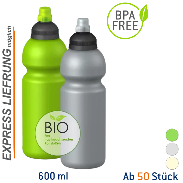 Freizeit-Trinkflasche Premium Bio