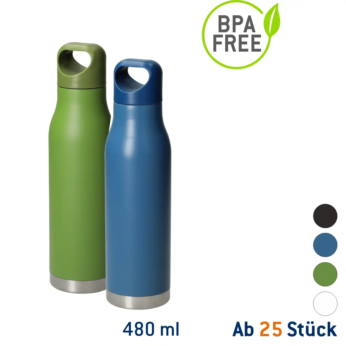 Thermo Edelstahl-Trinkflasche Orlando