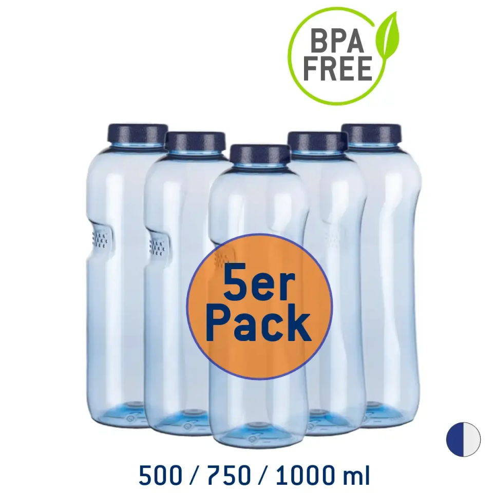 Kavodrink Blue Style Tritan-Trinkflaschen-Set Volumen: 500 ml