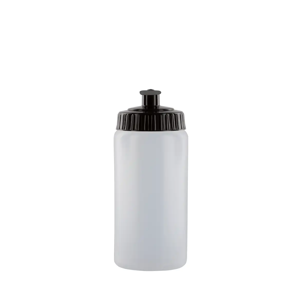 Sport-Trinkflasche Team Bio Flaschenfarbe: Transparent Volumen: 500 ml Verschlussfarbe: Schwarz Druck: 2-farbig