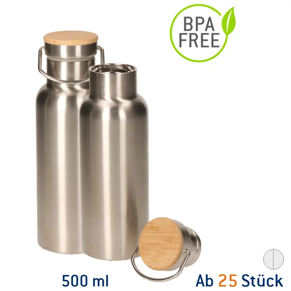 Thermo Edelstahl-Trinkflasche Cascada