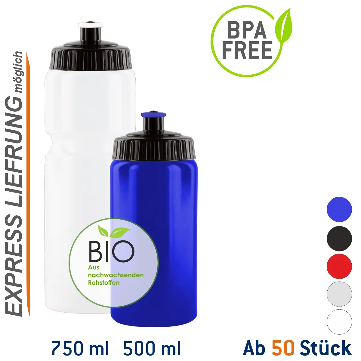 Sport-Trinkflasche Team Bio