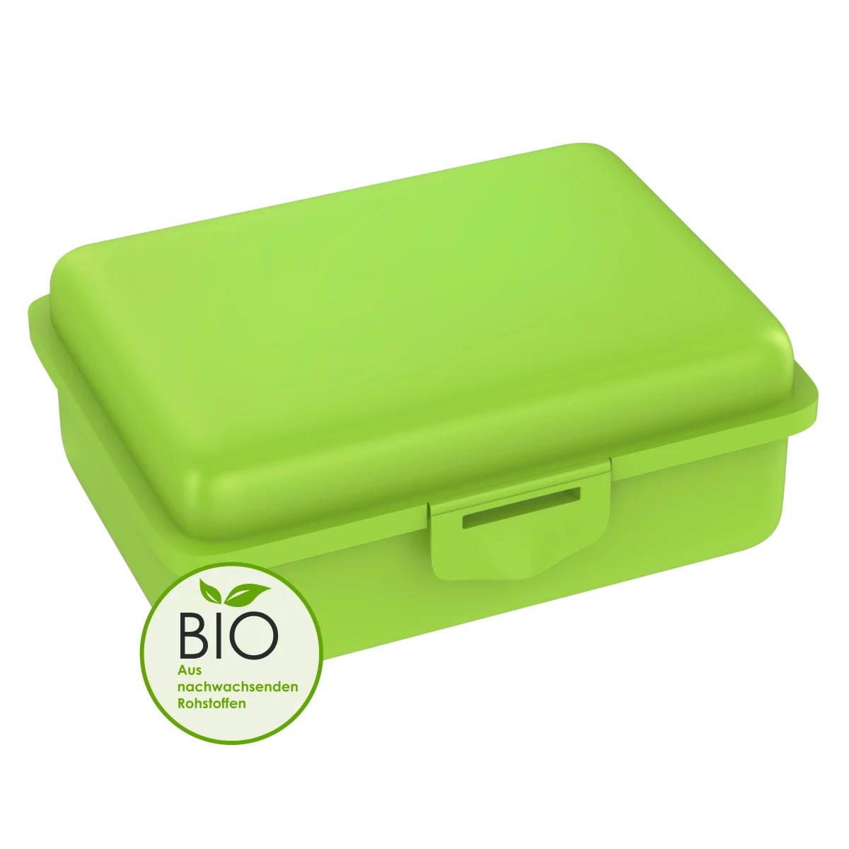 Brotdose Uno Bio Farbe: Lime Obst- und Gemüsefach: ohne Fach Druck: ohne Druck