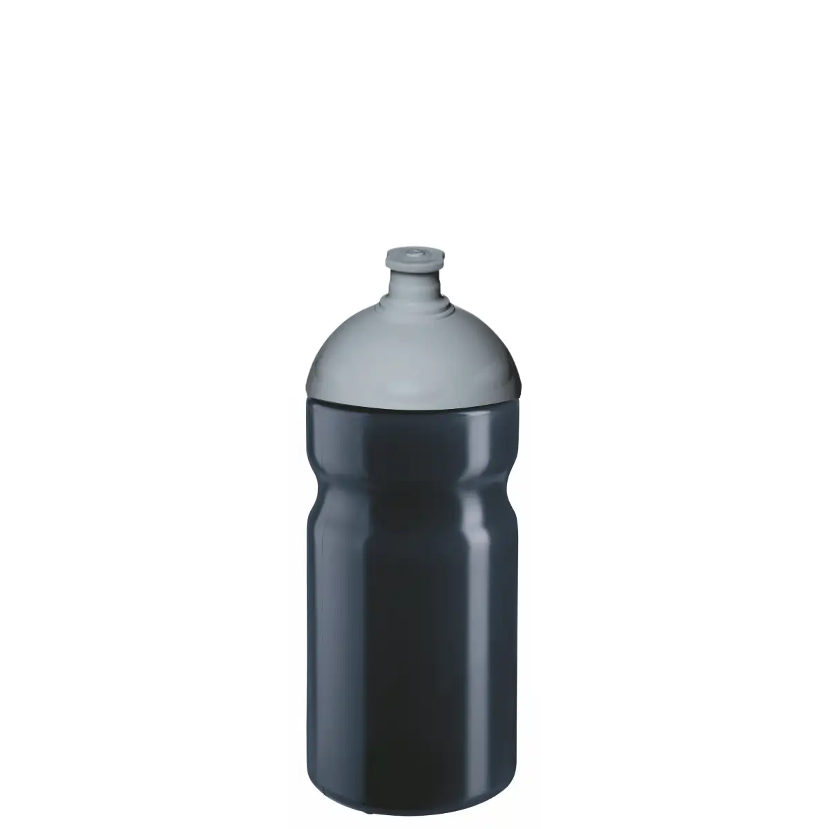Sport-Trinkflasche Basic Bio Farbe: Schwarz Volumen: 500 ml Verschlussfarbe: Grau Druck: ohne Druck