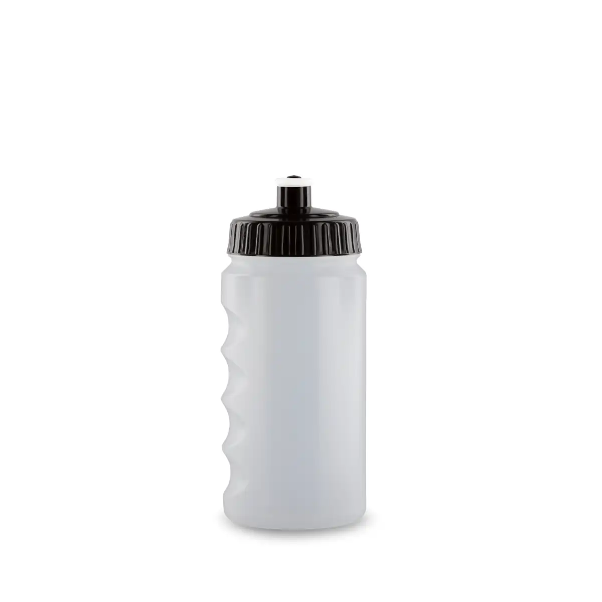 Sport-Trinkflasche Gripper Bio transparent 500 ml – bedruckbar mit Logo