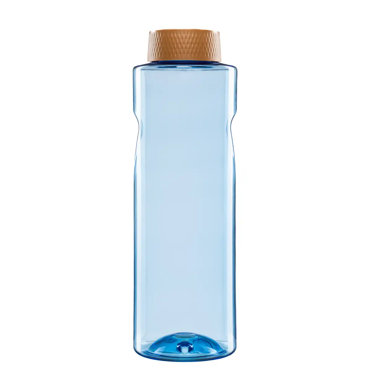 Kavodrink Premium 800 Tritan-Trinkflasche Flaschenfarbe: Blau Deckel: Schraubverschluss braun Druck: ohne Druck