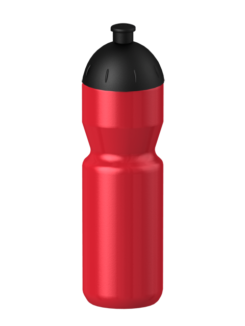Fitness-Trinkflasche Classic Flaschenfarbe: Rot Volumen: 750 ml Verschlussfarbe: Schwarz Druck: ohne Druck Fitness-Trinkflasche Classic Flaschenfarbe: Rot Volumen: 750 ml Verschlussfarbe: Schwarz Druck: ohne Druck